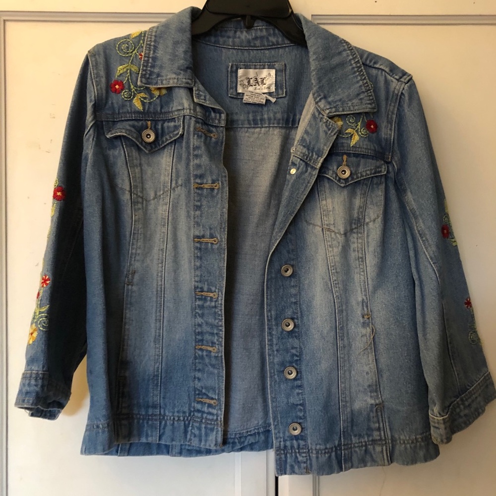 Embroidery Jean Jacket